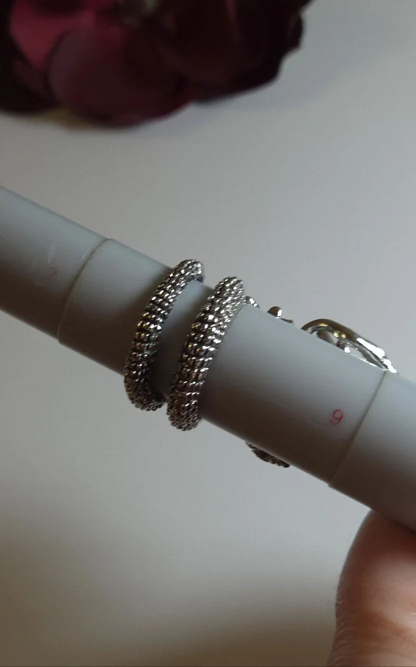 Silver Plated Dragon Tail Wrap Around Ring Size 8 Statement Ring Unisex